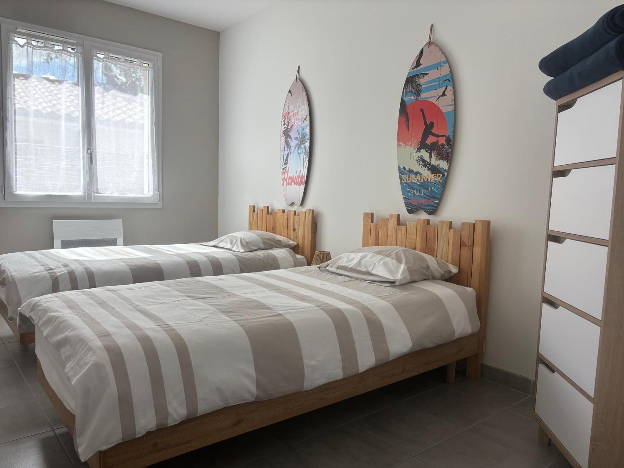 Maison Neuve Classement 3 Etoiles Avec Acces Prive Piste Cyclable, 6 Personnes Mimizan